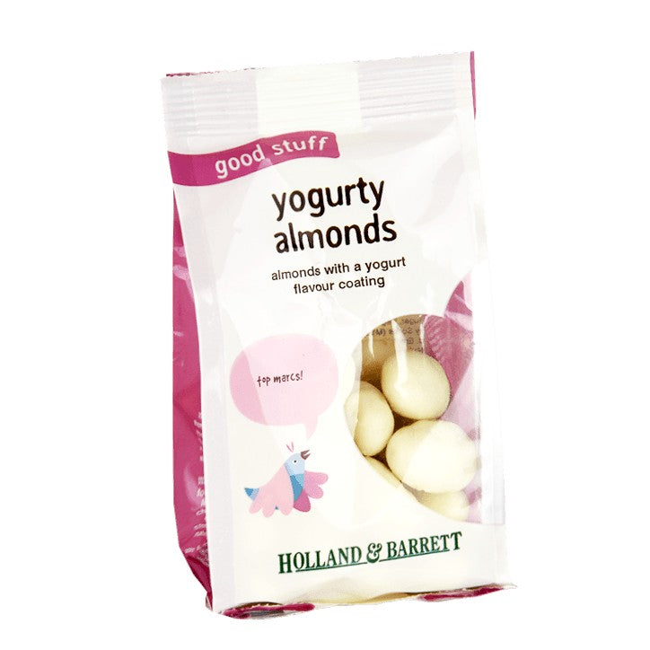 Holland & Barrett Yogurt Flavour Coated Almonds 100G