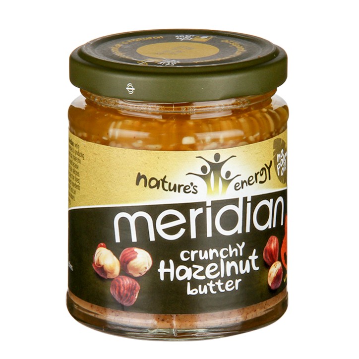 Meridian Natural Hazelnut Butter Whole Nut Spread 170G