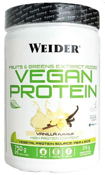 Weider Vegan Protein Sabor Vainilla - 750gr